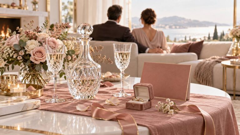 Ans de mariage : idées romantiques pour fêter vos noces de cristal avec amour et élégance