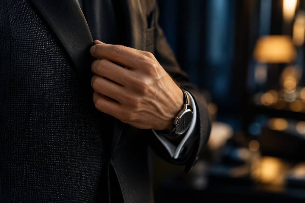 Illustration de détail sur le sujet : Armani Code : L’élégance mystérieuse à l’état pur