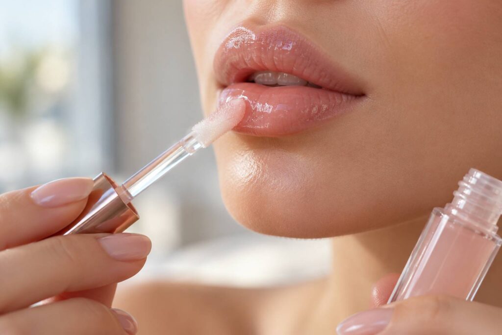 Illustration de détail sur le sujet : Gloss à Lèvres Hydra 3D : Brillance Intense et Hydratation Profonde