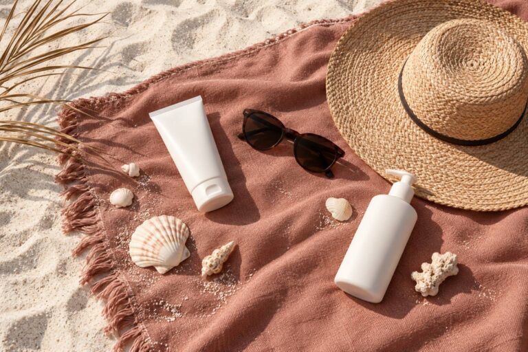 Prendre soin de sa peau en voyage en plein air : soleil, vent et eau salée